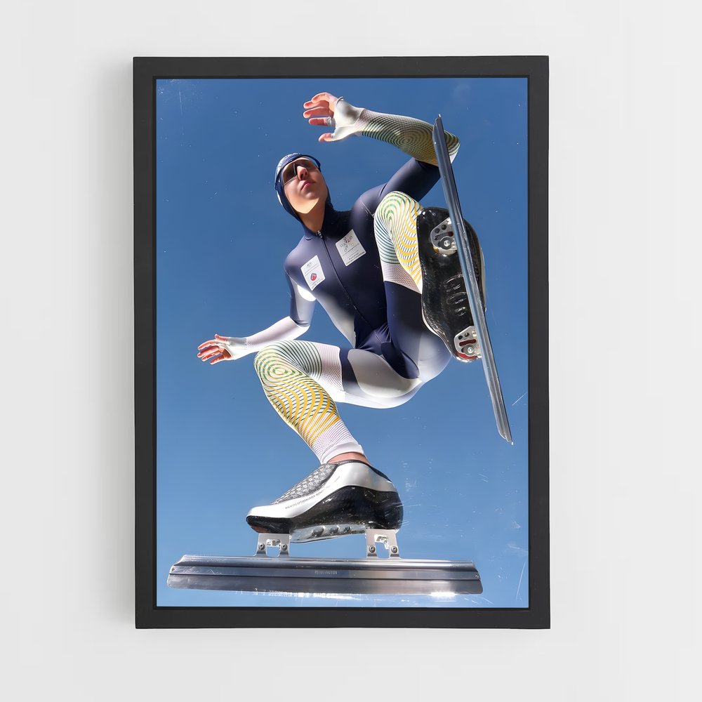 Poster Snowboard Spectacle – affiche Jeux Olympiques (vue 2)